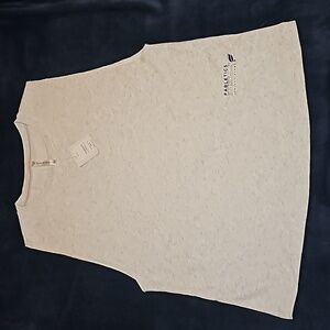 Fabletics Tank Top Men's Size Large Beige Sleeveless Athletic Club